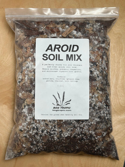 Aroid Soil Mix - Soil For Monstera, Philodendron, Orchids, And Other Tropical Plants