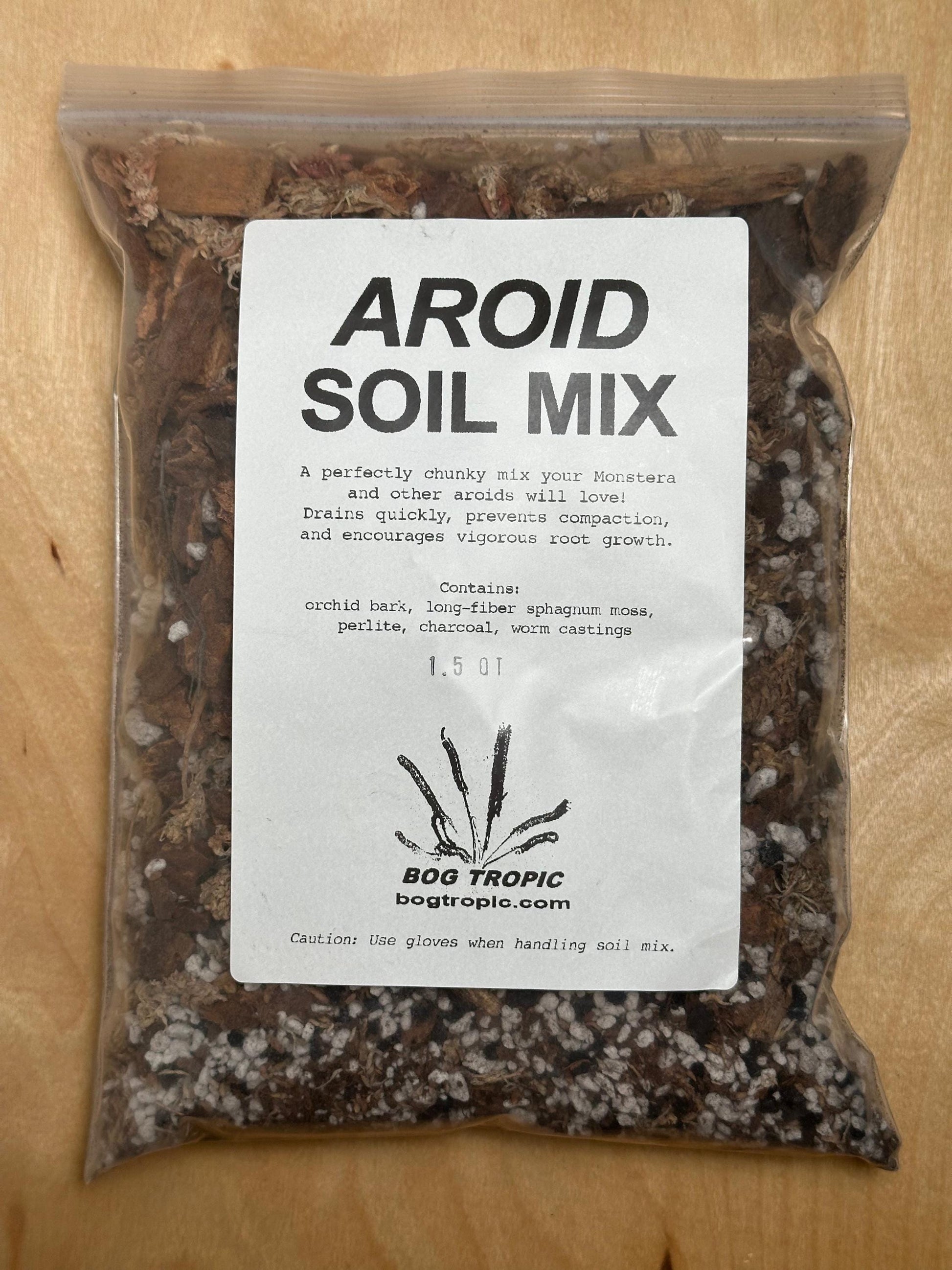 Aroid Soil Mix - Soil For Monstera, Philodendron, Orchids, And Other Tropical Plants