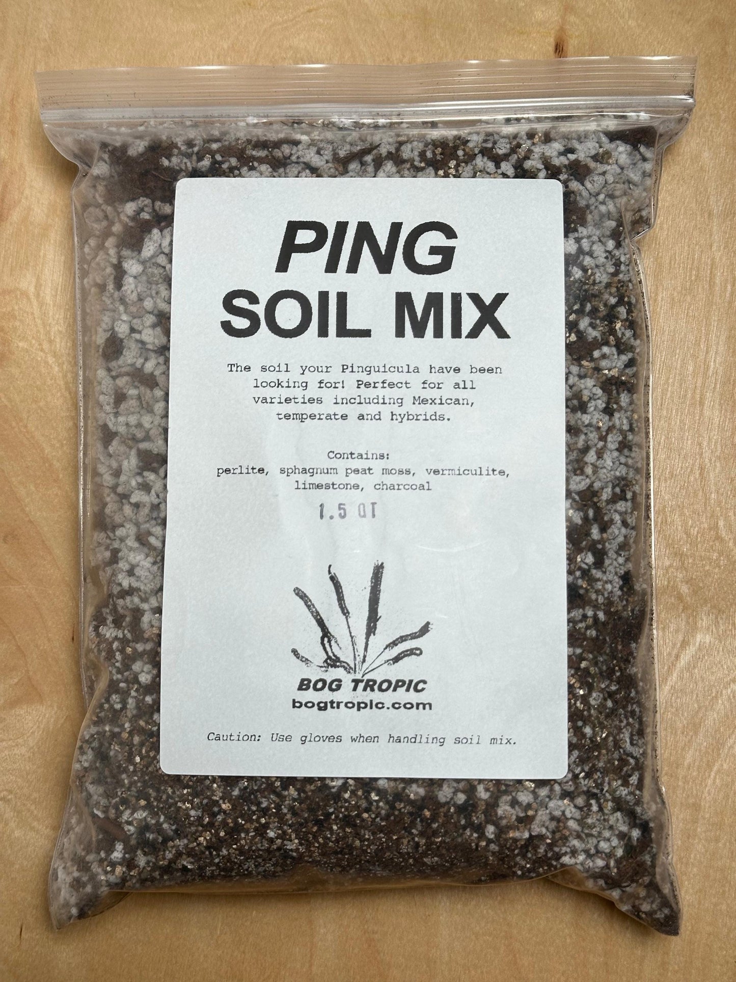 Ping Soil Mix - Soil For Pinguicula Butterwort Carnivorous Plants