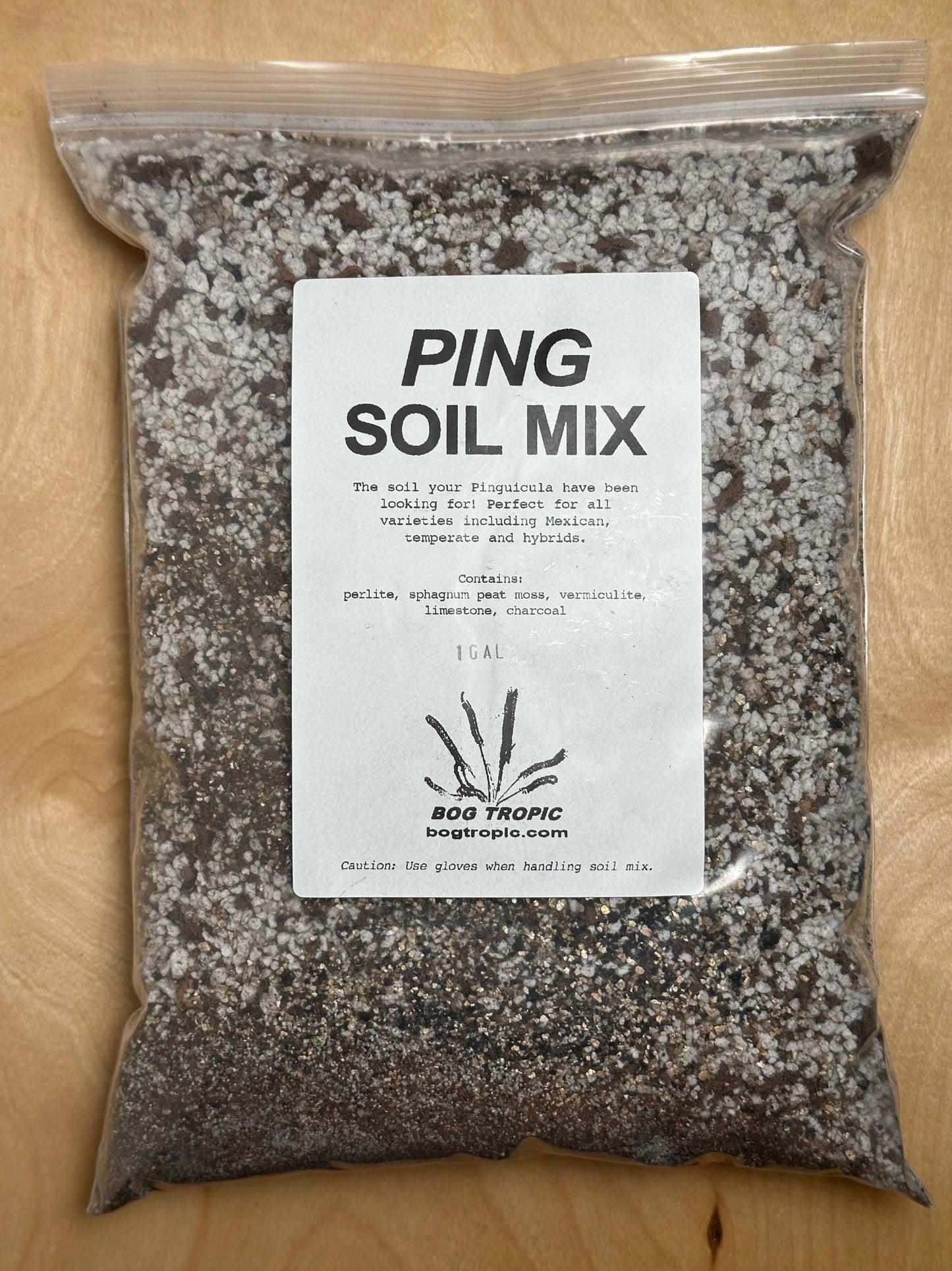 Ping Soil Mix - Soil For Pinguicula Butterwort Carnivorous Plants